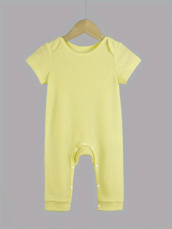 LUKAKA Three-piece Set for Boys and Babies, Long Pants and Body Suit, Children's Solid Color Tight Body Suit - Image 5