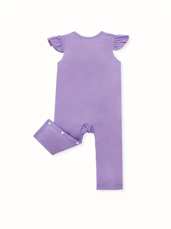 LULUKAKA Baby Romper - Sleeveless, Lace-Trimmed Onesie for Newborns & Toddlers, Soft Polyester Blend, Machine Washable, Perfect for Outdoor - Image 4