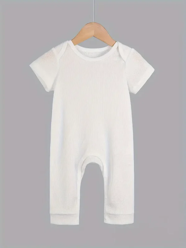 LUKAKA Three-piece Set for Boys and Babies, Long Pants and Body Suit, Children's Solid Color Tight Body Suit - Image 3